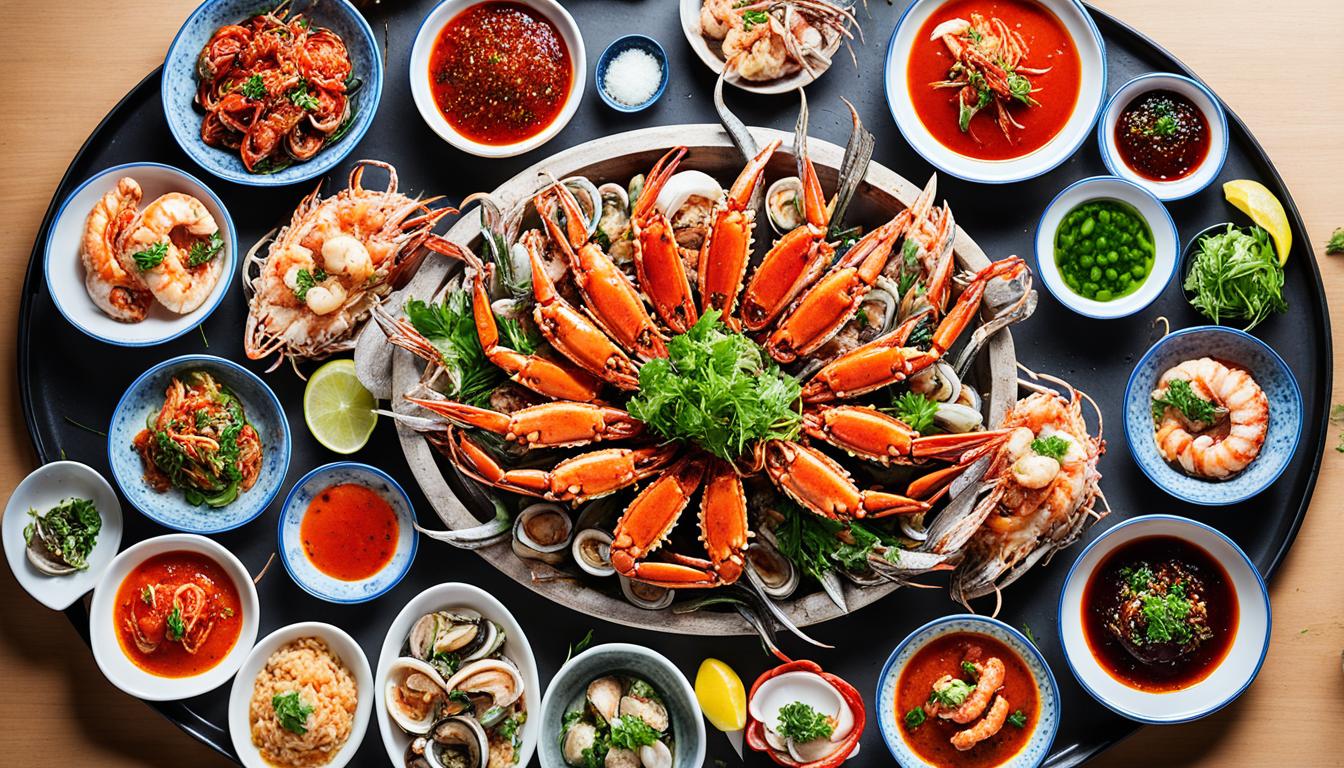 Korean seafood dishes