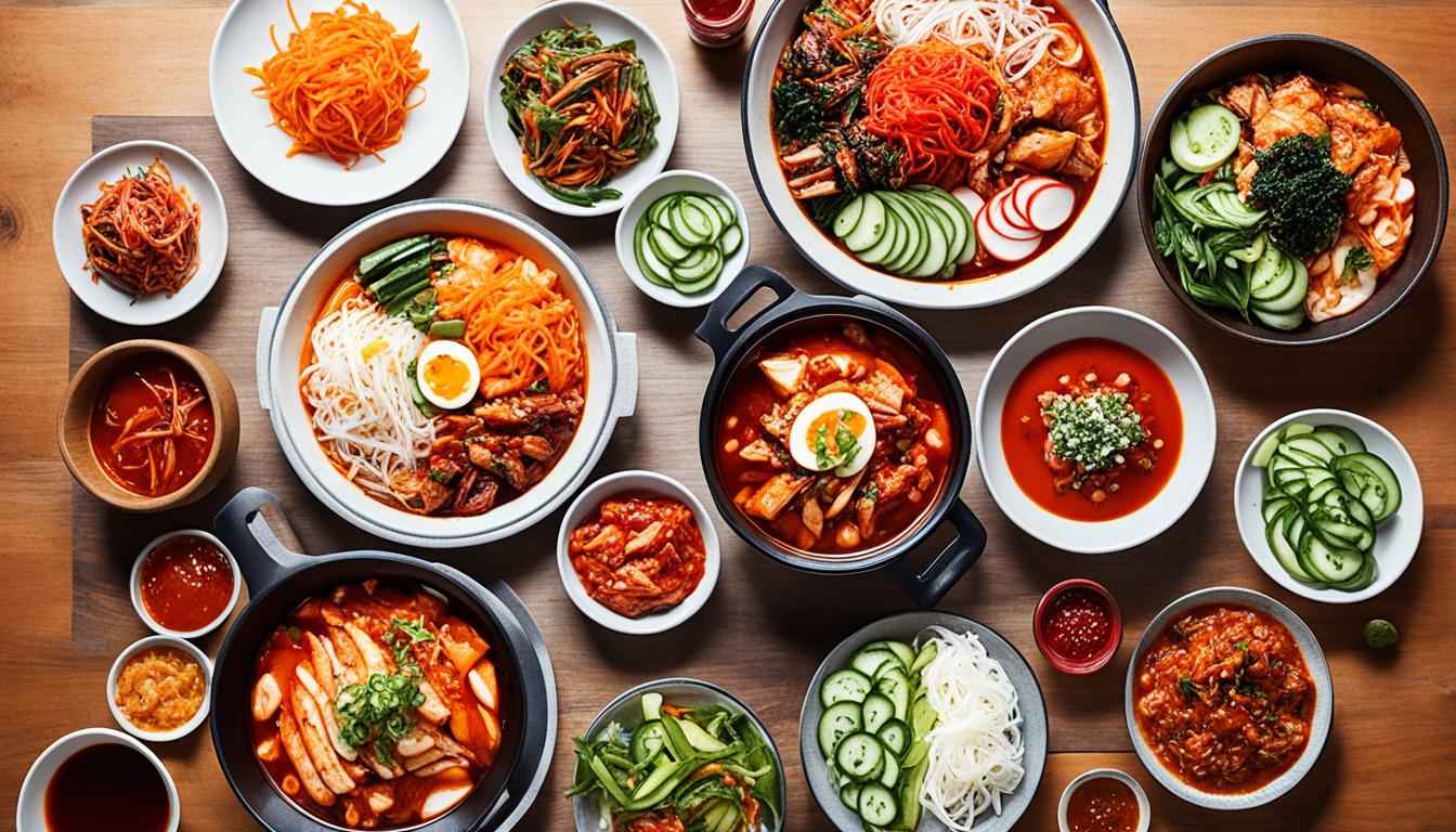 spicy Korean cuisine